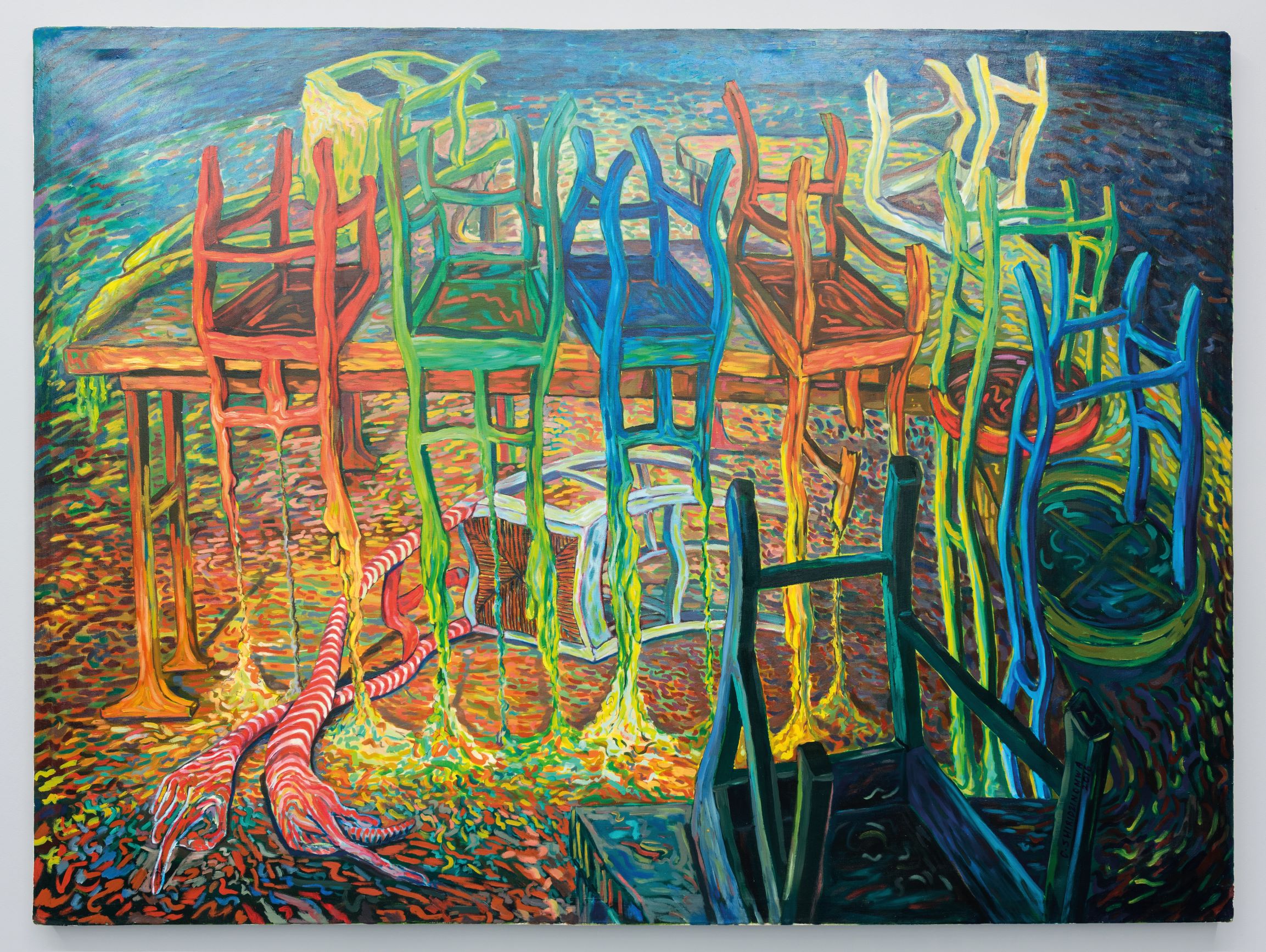 Cosmos Shiridzinomwa The Last Moments Painting Five Bhobh Zimbabwe Zeitz MOCAA