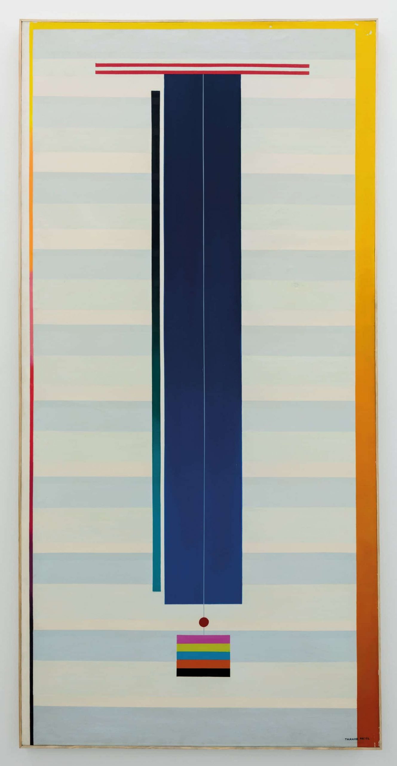 Thakor Patel Untitled 2 Painting Five Bhobh Zimbabwe Zeitz MOCAA