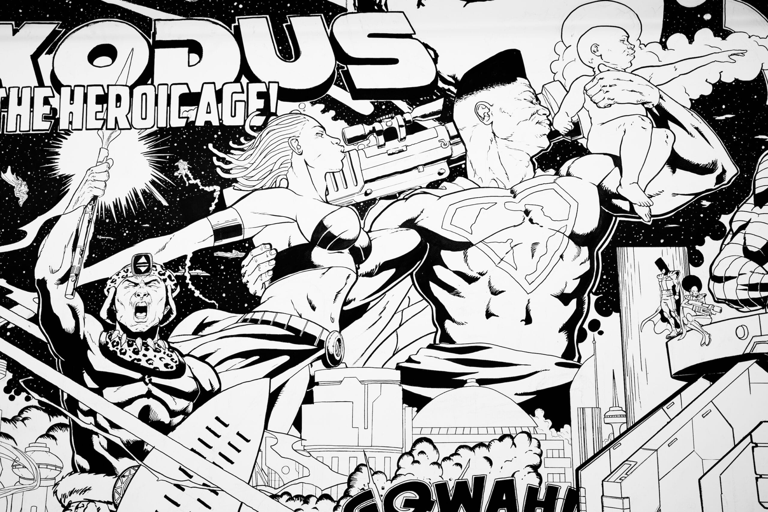 Exodus WoZA Friday Loyiso Mkize Exodus: The Heroic Age (2018) Zeitz MOCAA Still here tomorrow to high five you yesterday...