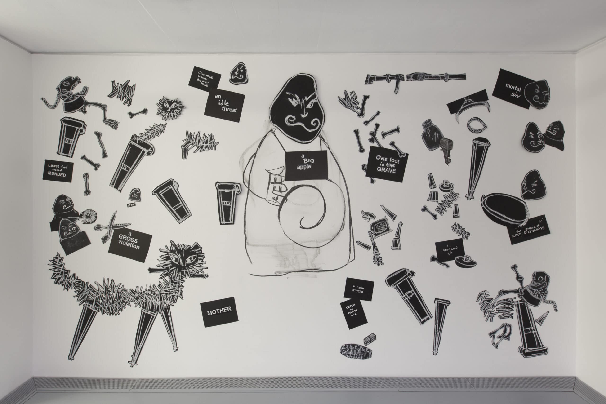 William Kentridg Ubu Tells Truth Zeitz MOCAA Why Should I hesitate Putting Drawings to work Installation Drawing Art Fine Art